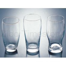 Vasos de vidrio transparente